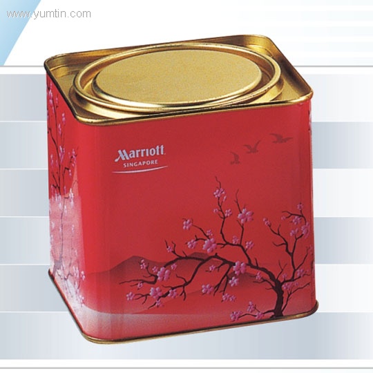 tea tin box