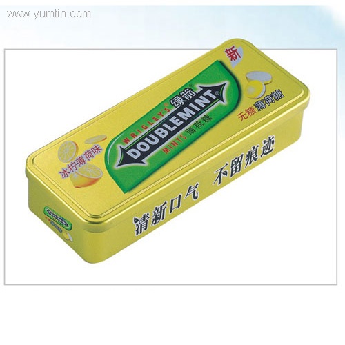 chewing gum tin