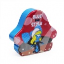 Blue style tin box